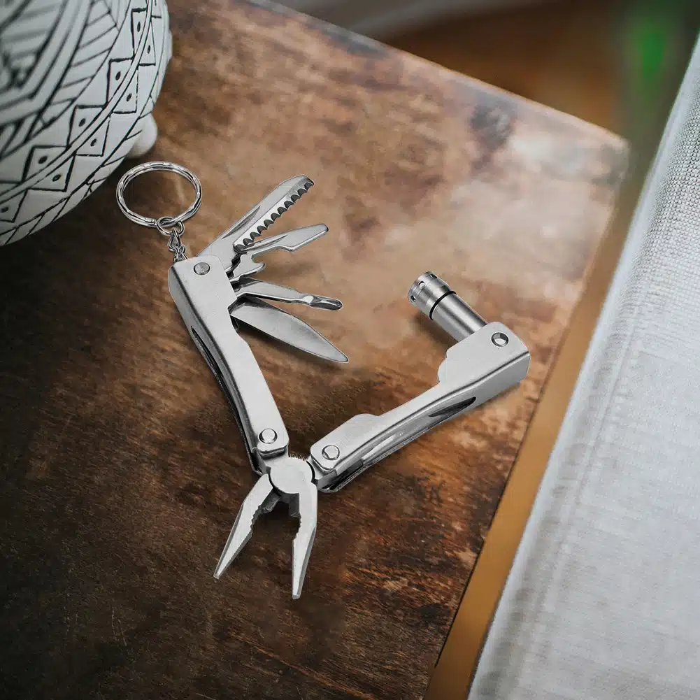 مینی انبر دست 7 کاره تاشو 7 مینی انبر دست 7 کاره تاشو