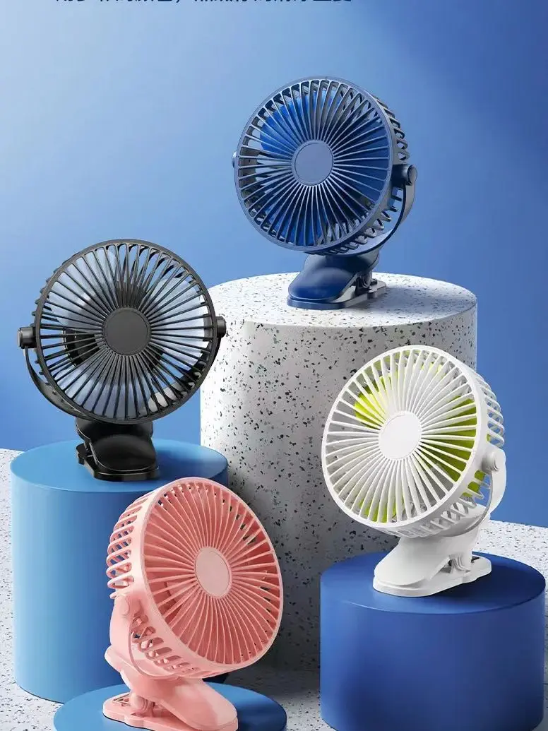 مینی پنکه شارژی گیره دار 1 مینی پنکه شارژی گیره دار