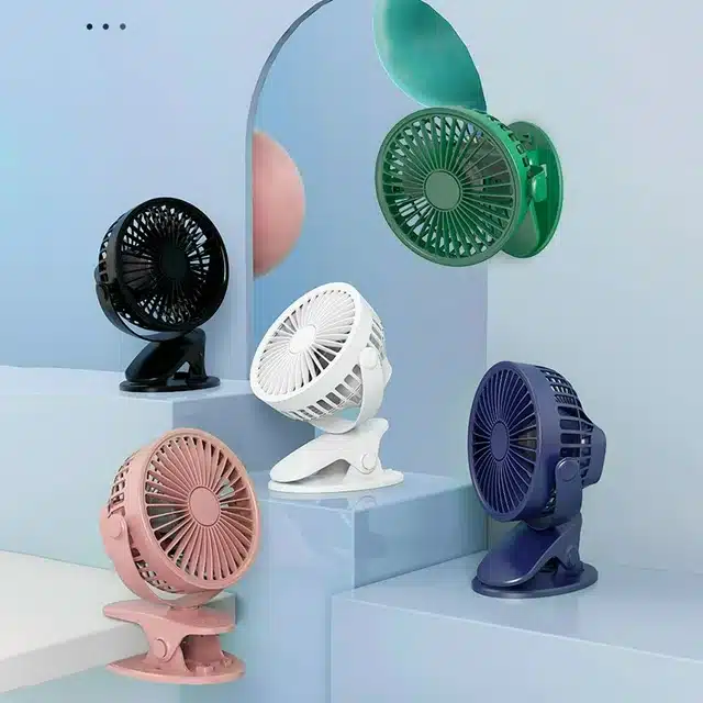 مینی پنکه شارژی گیره دار 1747 3