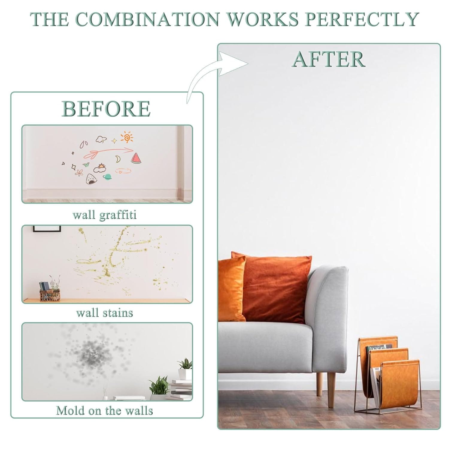 لکه گیر رولی دیوار 4 لکه گیر رولی دیوار