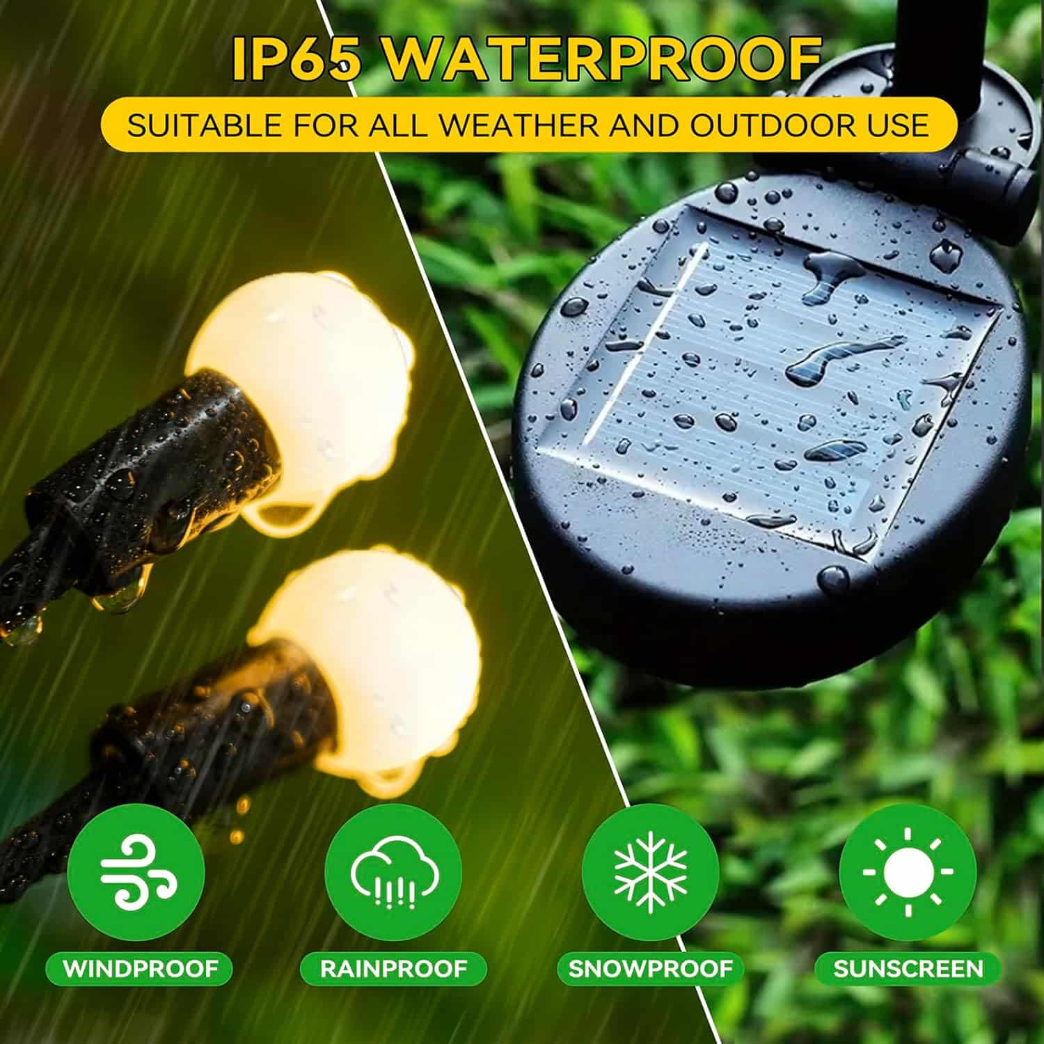 چراغ خورشیدی باغچه مدل گل شب تاب 3 چراغ خورشیدی باغچه مدل گل شب تاب