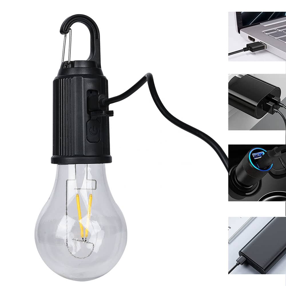 لامپ شارژی کمپینگ فیلامنتی لامپ شارژی کمپینگ فیلامنتی