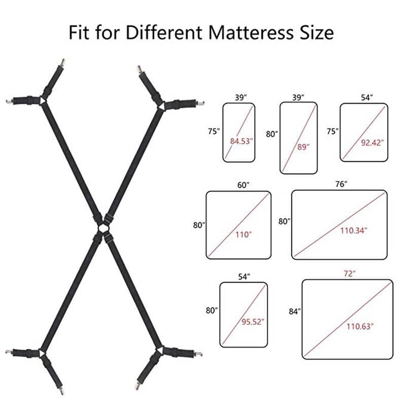 گیره نگهدارنده رو تختی 4 سر 2 گیره نگهدارنده رو تختی 4 سر