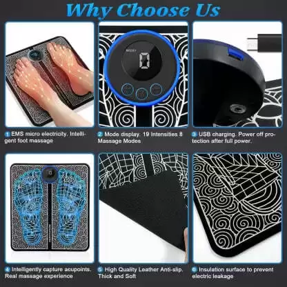 ماساژور هوشمند پا EMS Foot Massager 12 ماساژور هوشمند پا EMS Foot Massager