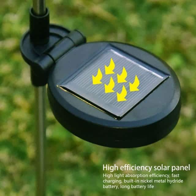 چراغ آبشاری باغچه خورشیدی 10 چراغ آبشاری باغچه خورشیدی