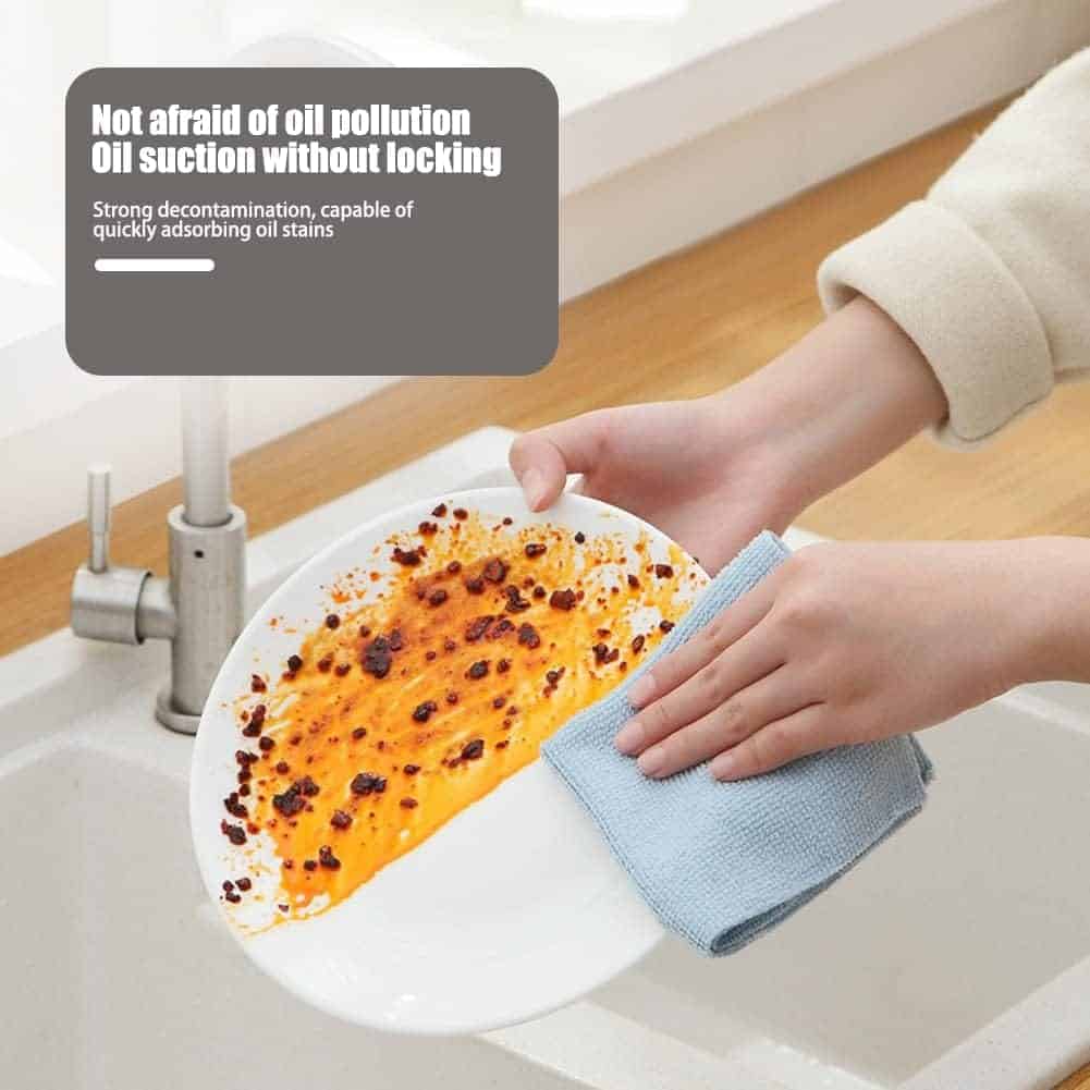 دستمال حوله ای میکروفایبر 20 عددی 5 دستمال حوله ای میکروفایبر 20 عددی