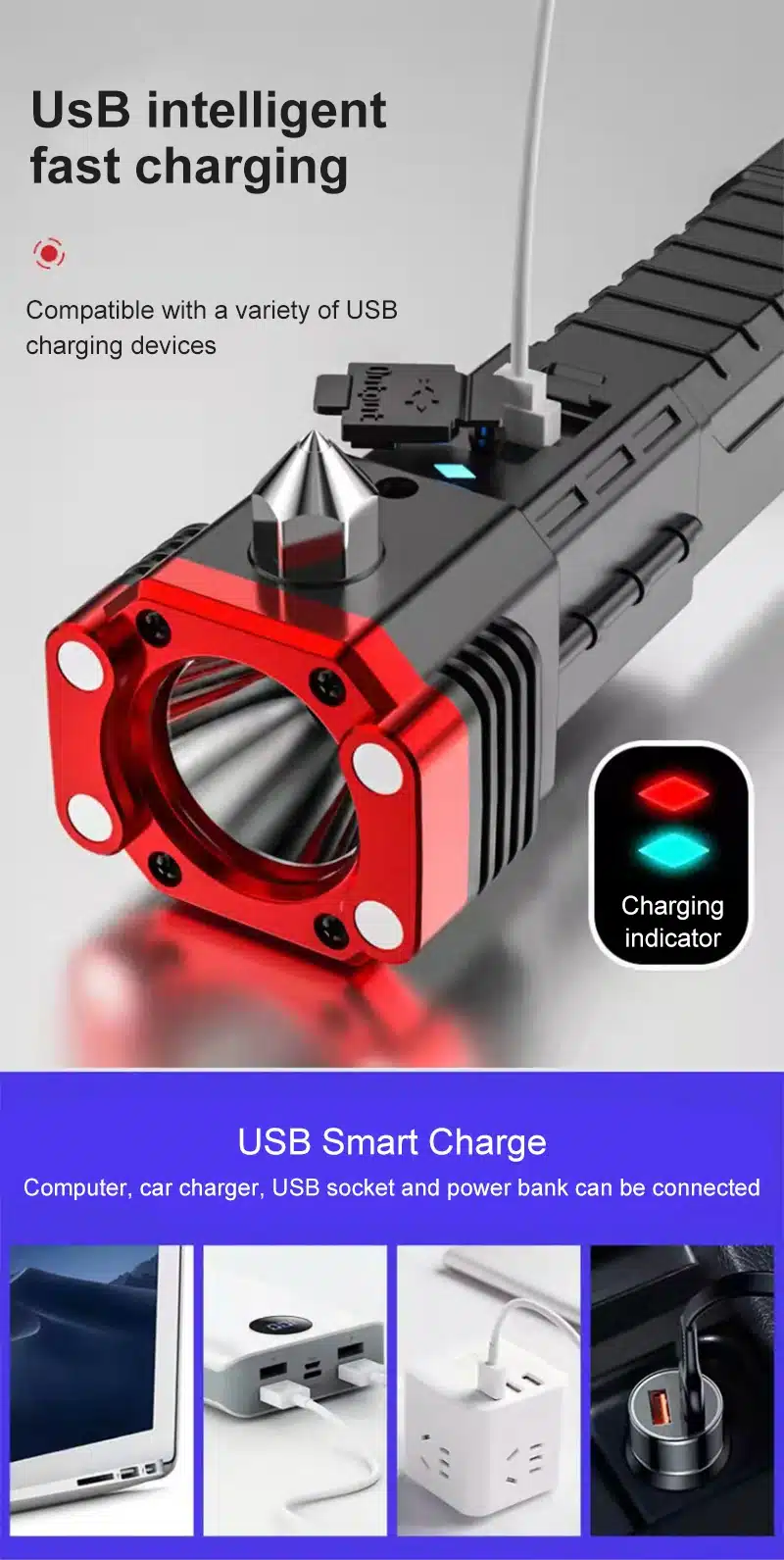 چراغ قوه اضطراری چندکاره Torch 4 چراغ قوه اضطراری چندکاره Torch