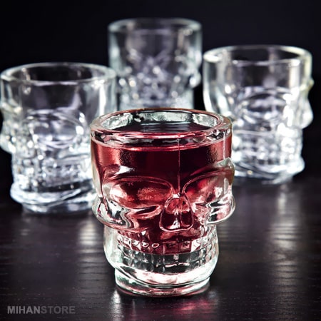 ست 6 عددی شات طرح اسکلت 3 ست 6 عددی شات طرح اسکلت