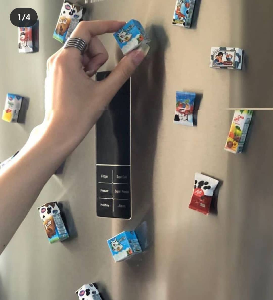 مگنت یخچال مینیاتوری 6 عددی 1 مگنت یخچال مینیاتوری 6 عددی