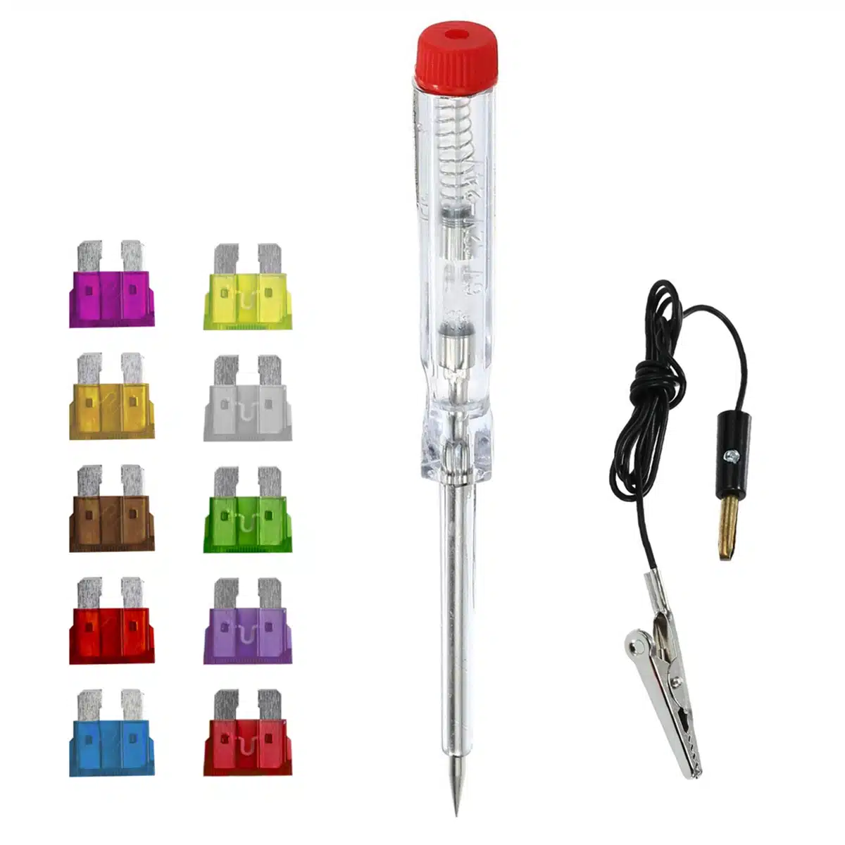 کیت تستر فیوز خودرو به همراه 10 فیوز یدک 34497 1 27