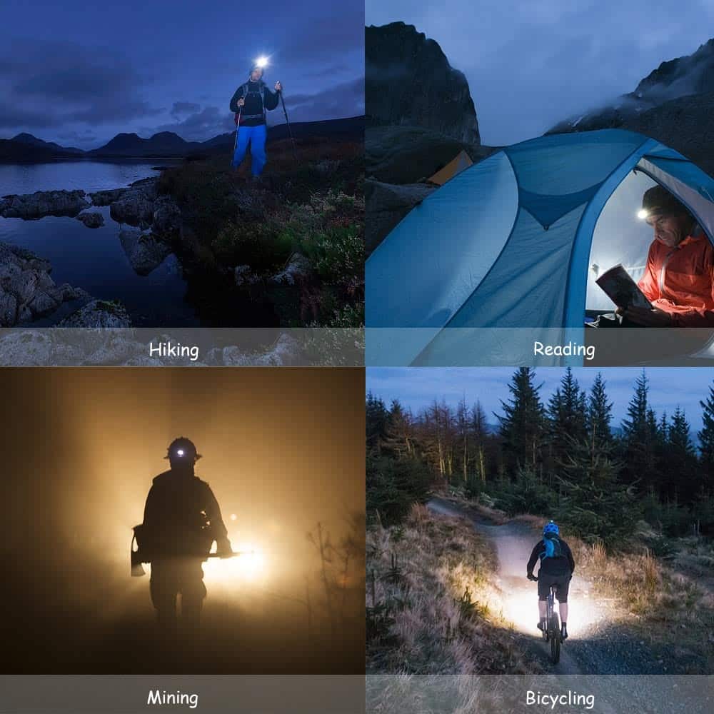 چراغ پیشانی 3 حالته Everest 4 چراغ پیشانی 3 حالته Everest