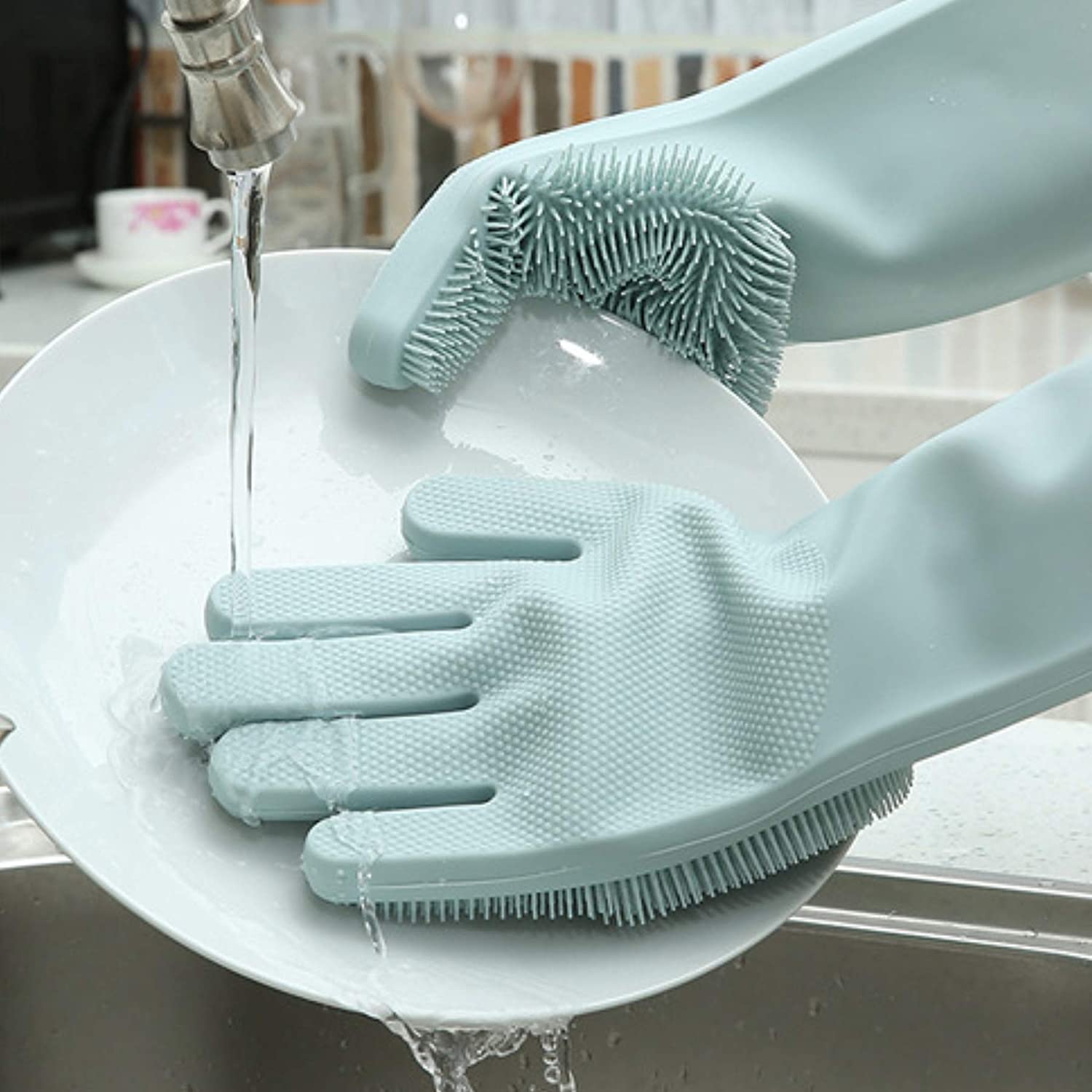 دستکش سیلیکونی اسکاچ دار 13 دستکش سیلیکونی اسکاچ دار