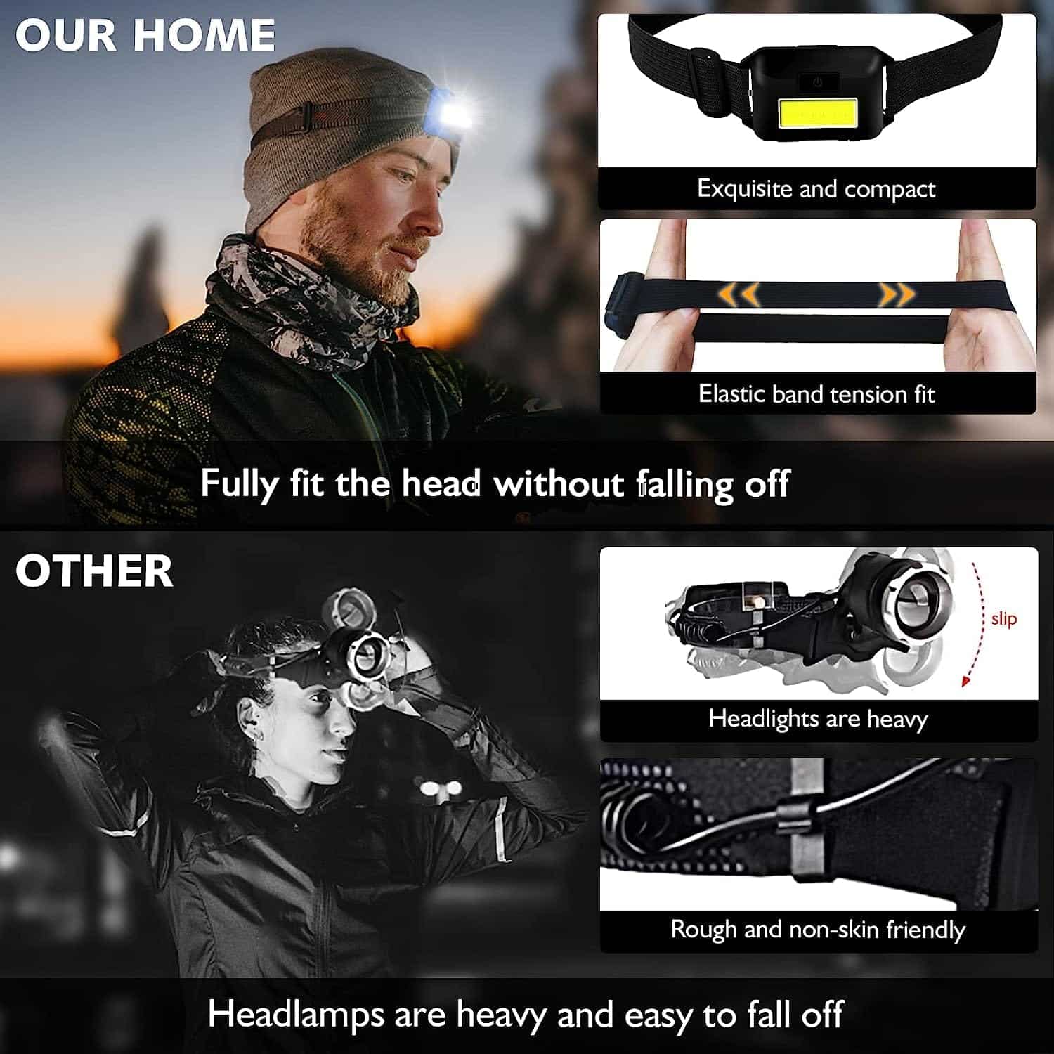 چراغ پیشانی 3 حالته Everest 5 چراغ پیشانی 3 حالته Everest