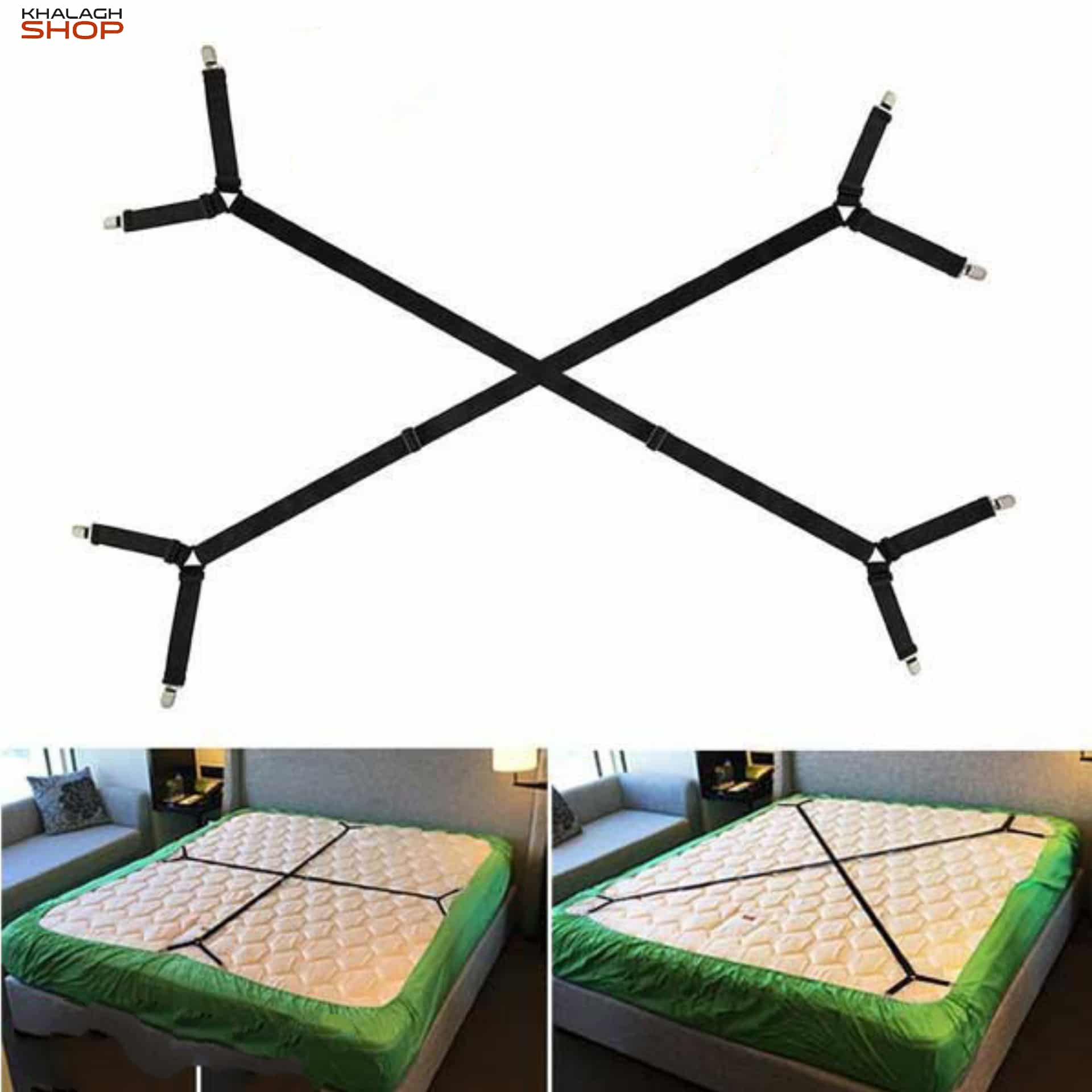 گیره نگهدارنده رو تختی 4 سر 12 گیره نگهدارنده رو تختی 4 سر