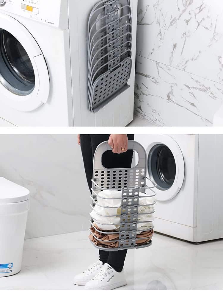 سبد لباس دیواری تاشو Tianyia 10 سبد لباس دیواری تاشو Tianyia