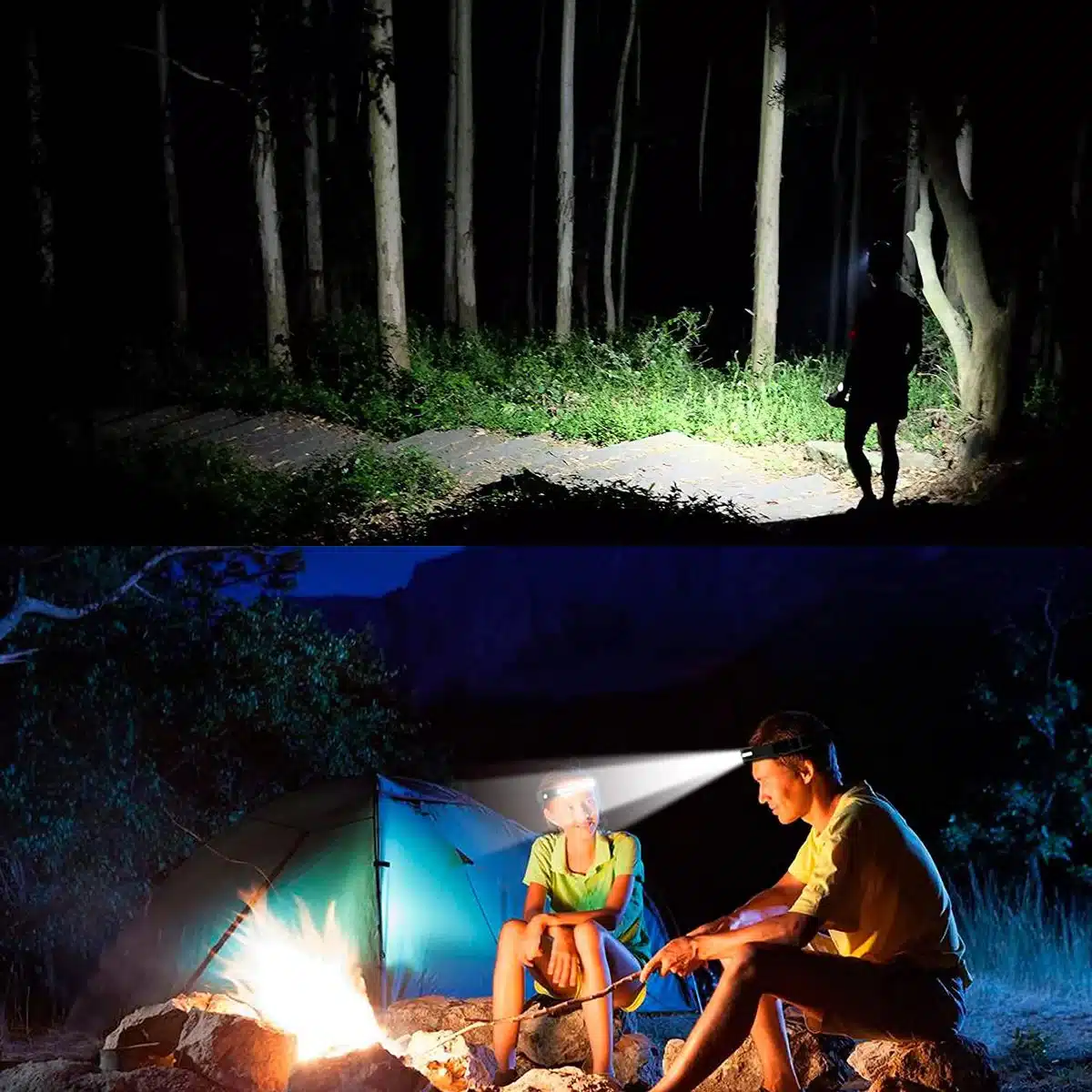 چراغ پیشانی 3 حالته Everest 8 چراغ پیشانی 3 حالته Everest