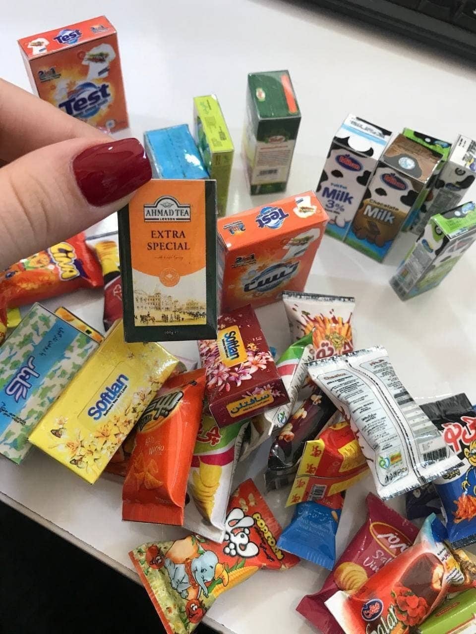 مگنت یخچال مینیاتوری 6 عددی 15 مگنت یخچال مینیاتوری 6 عددی