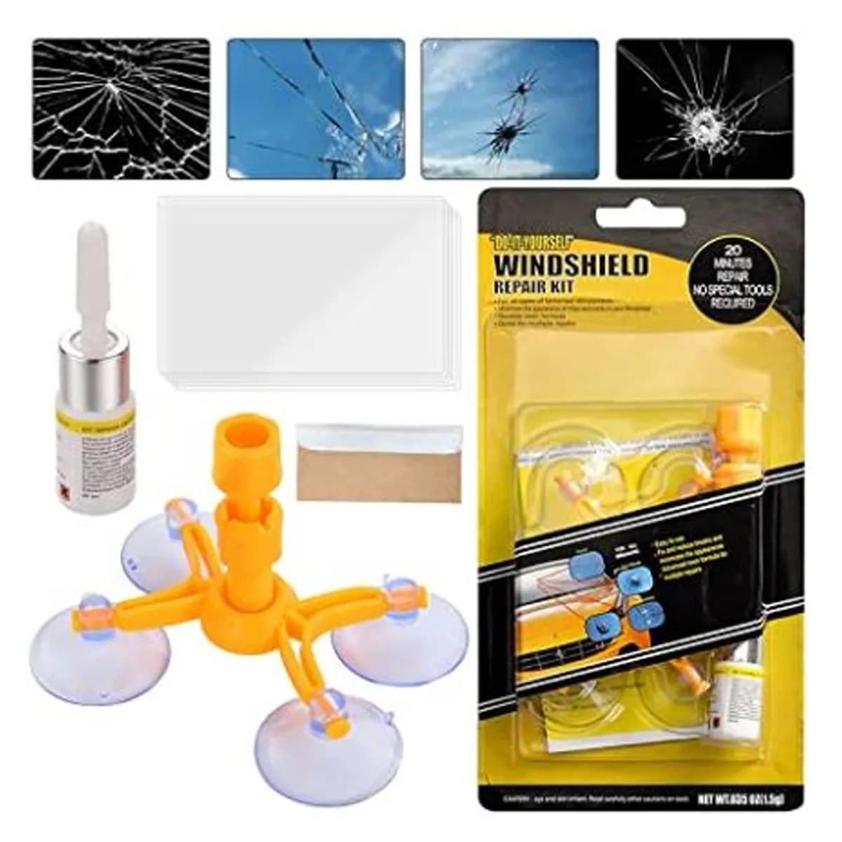 کیت ترمیم شیشه خودرو 2 کیت ترمیم شیشه خودرو