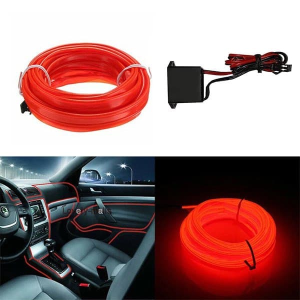 نوار الوایر خودرو رنگ قرمز 4 نوار الوایر خودرو رنگ قرمز