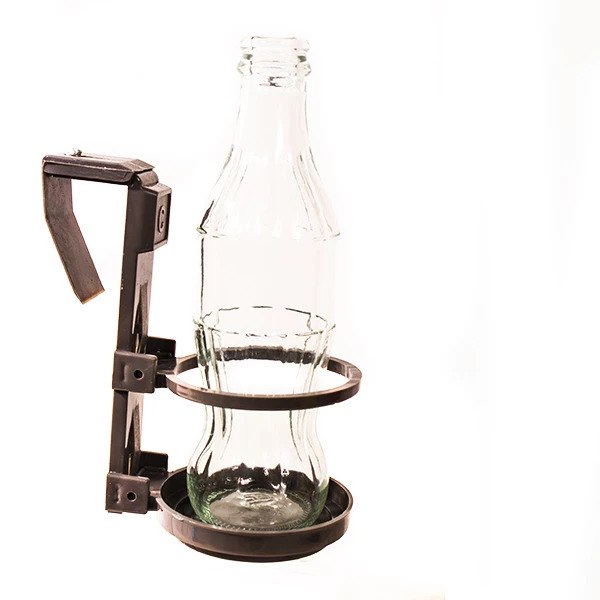 جا لیوانی تاشو خودرو رنگ طوسی 4 جا لیوانی تاشو خودرو رنگ طوسی