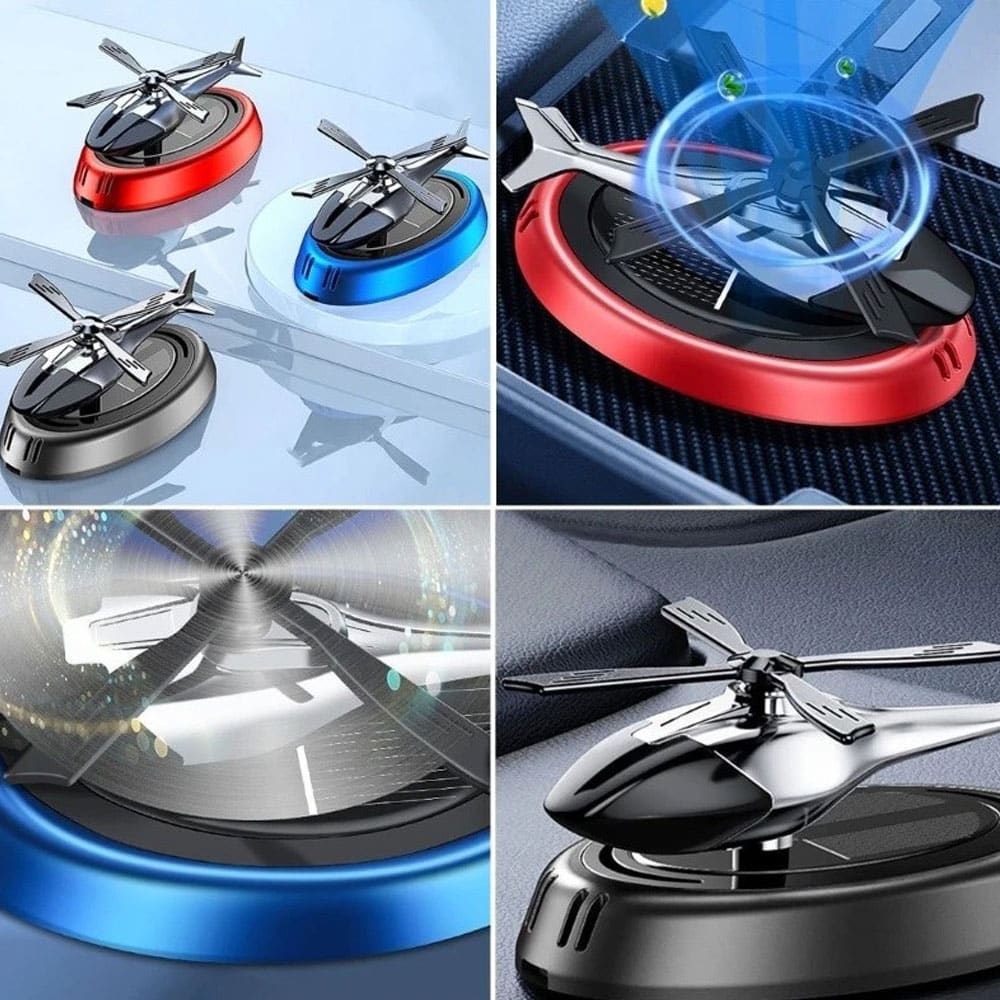 خوشبو کننده خورشیدی خودرو طرح هلیکوپتر خوشبو کننده خورشیدی خودرو طرح هلیکوپتر