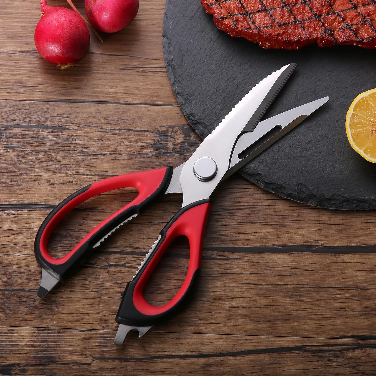 قیچی آشپزخانه 8 کاره 18 قیچی آشپزخانه 8 کاره