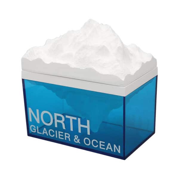 چراغ خواب اسپیکر دار دکوری طرح کوه یخ 2 چراغ خواب اسپیکر دار دکوری طرح کوه یخ