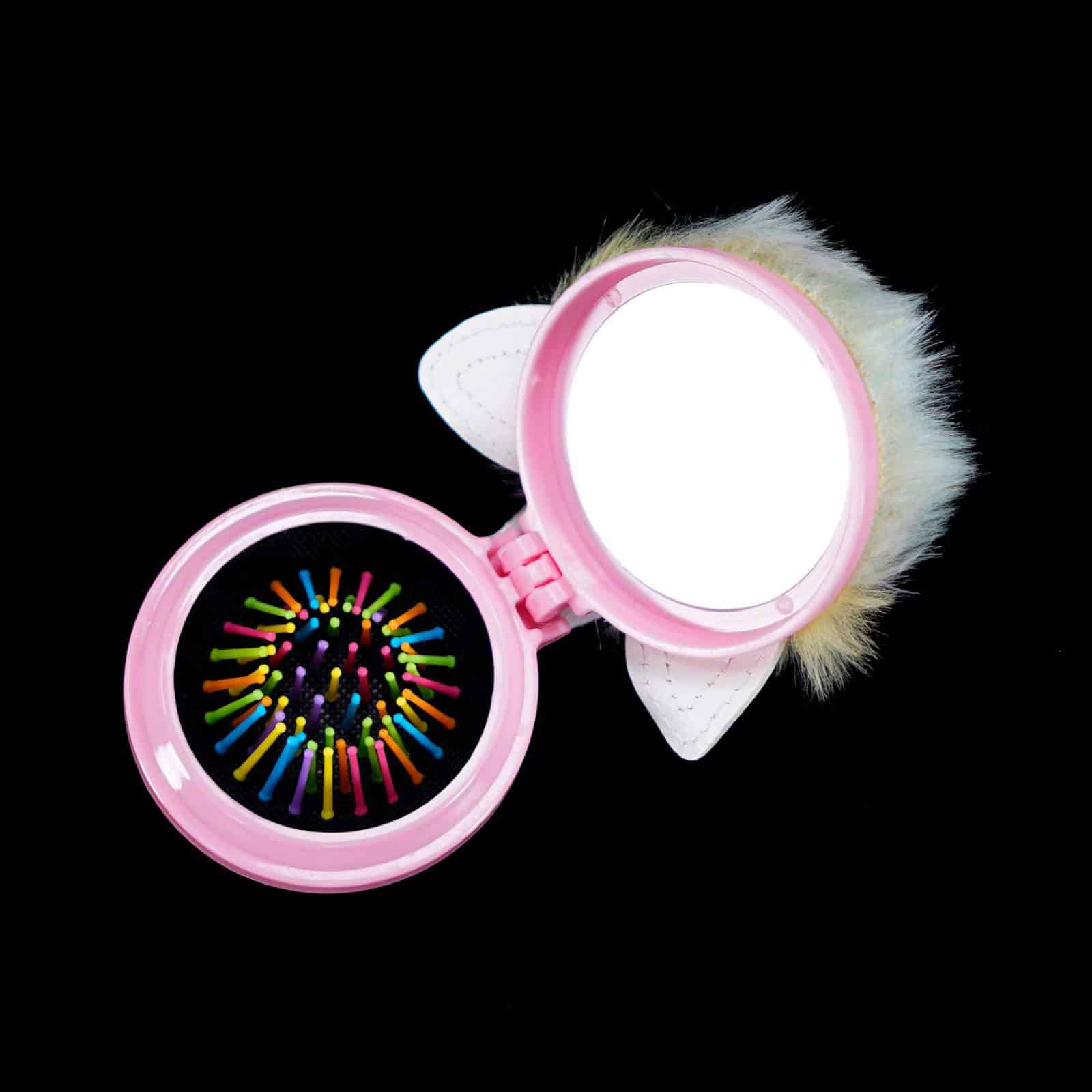 آینه جیبی و شانه مدل یونیکورن 4 آینه جیبی و شانه مدل یونیکورن