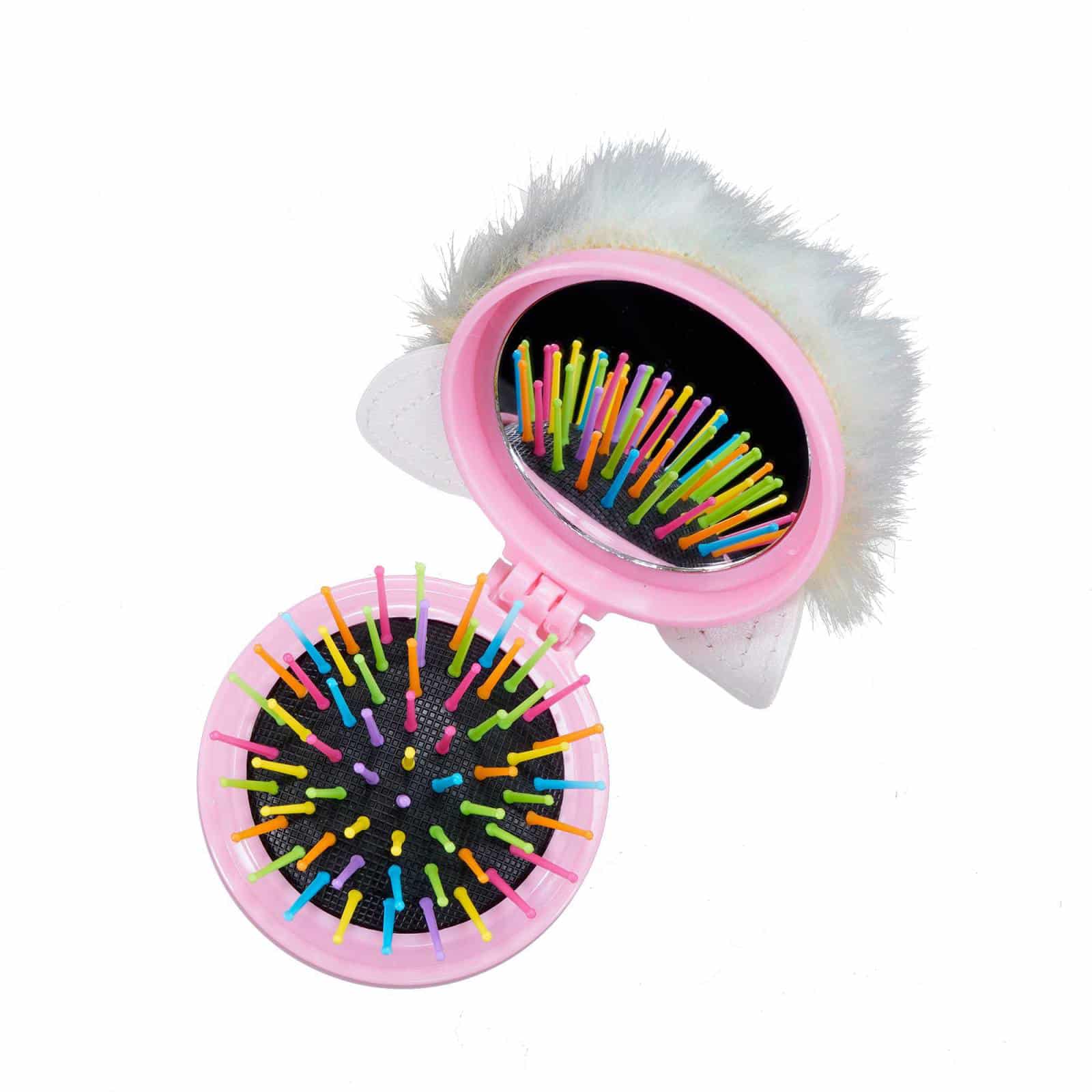 آینه جیبی و شانه مدل یونیکورن آینه جیبی و شانه مدل یونیکورن