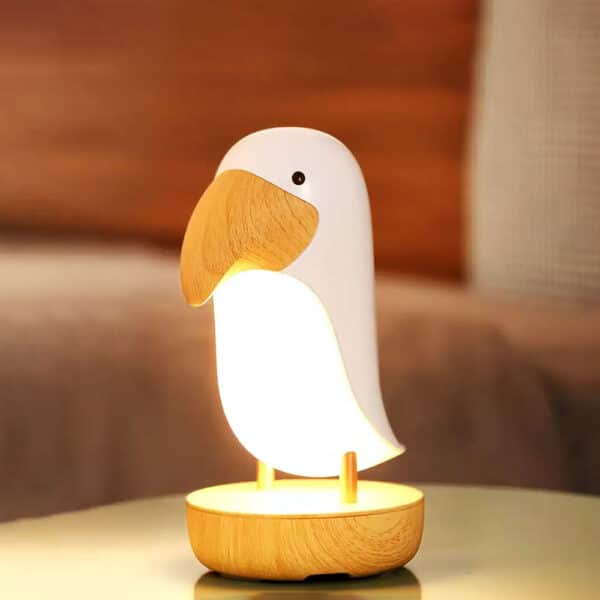 چراغ رومیزی طرح پرنده اسپیکردار مدل LJC-162 4 چراغ رومیزی طرح پرنده اسپیکردار مدل LJC-162