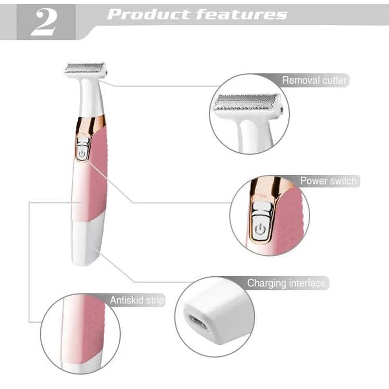ماشین اصلاح موی بدن و صورت بانوان کیمی ماشین اصلاح موی بدن و صورت بانوان کیمی