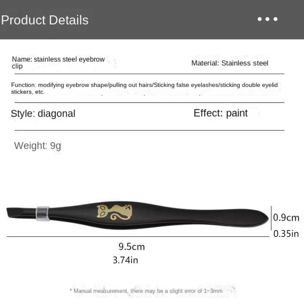 موچین ابرو اس ای وی طرح گربه 8 موچین ابرو اس ای وی طرح گربه