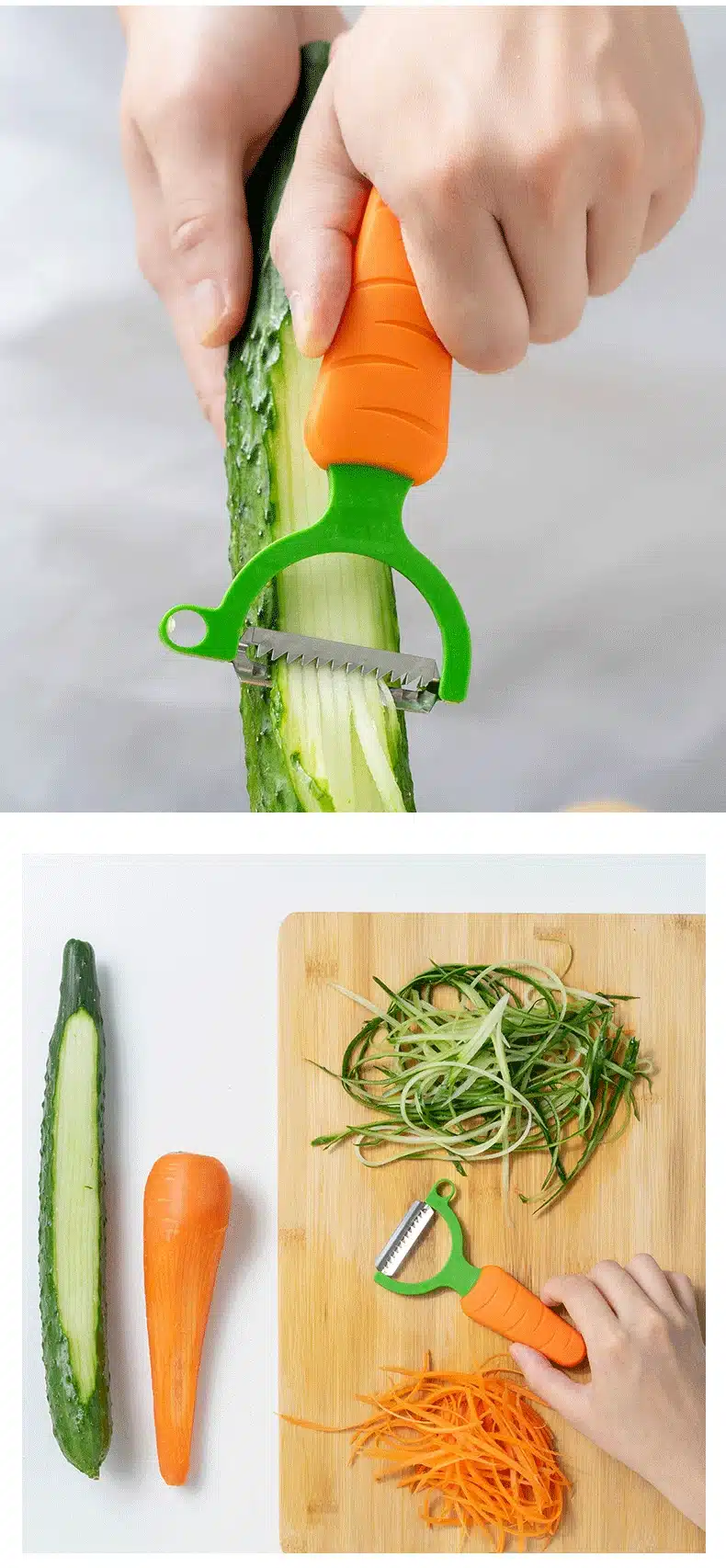 رشته کن دستی سبزیجات طرح هویج 3 رشته کن دستی سبزیجات طرح هویج