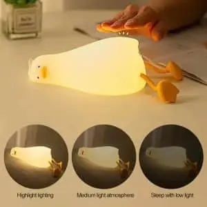 چراغ خواب فانتزی سیلیکونی غاز RGB مدل ZH-120