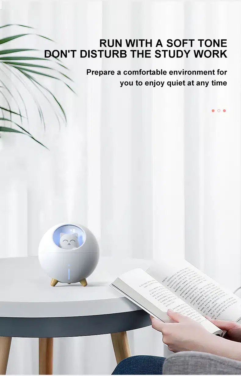 دستگاه بخور و رطوبت ساز سرد مدل Planet Cat Humidifier 2 دستگاه بخور و رطوبت ساز سرد مدل Planet Cat Humidifier