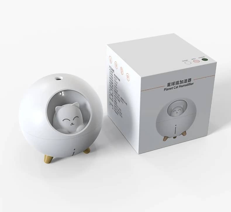 دستگاه بخور و رطوبت ساز سرد مدل Planet Cat Humidifier 12 دستگاه بخور و رطوبت ساز سرد مدل Planet Cat Humidifier