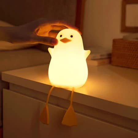 چراغ خواب فانتزی سیلیکونی اردک نشسته RGB مدل ZH-117 11 چراغ خواب فانتزی سیلیکونی اردک نشسته RGB مدل ZH-117