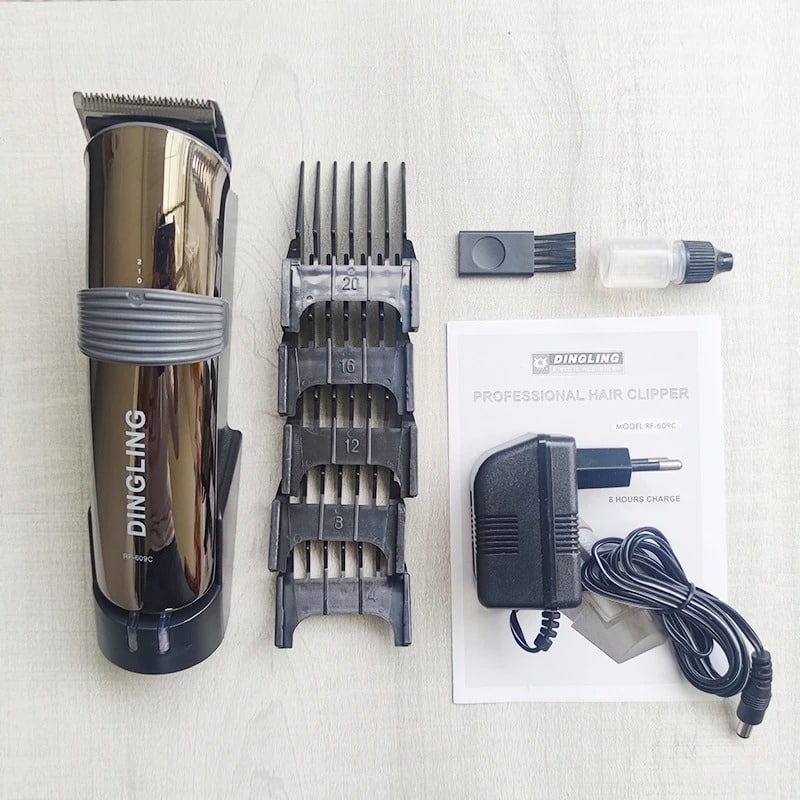 ماشین اصلاح موی سر و صورت دینگ لینگ مدل RF-609C 8 ماشین اصلاح موی سر و صورت دینگ لینگ مدل RF-609C