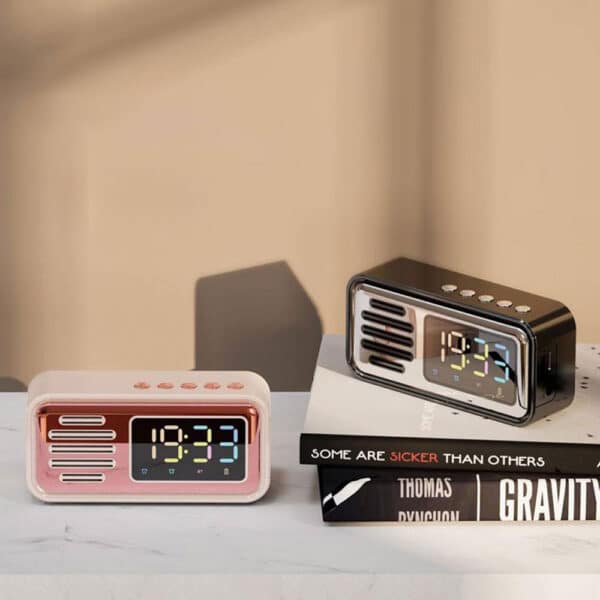 اسپیکر بلوتوثی ساعت دار مدل S22 10 اسپیکر بلوتوثی ساعت دار مدل S22