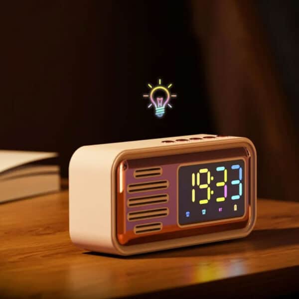 اسپیکر بلوتوثی ساعت دار مدل S22 5 اسپیکر بلوتوثی ساعت دار مدل S22