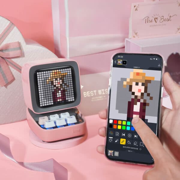 اسپیکر بلوتوثی هوشمند با نمایشگر پیکسلی مدل Divoom Ditoo اسپیکر بلوتوثی هوشمند با نمایشگر پیکسلی