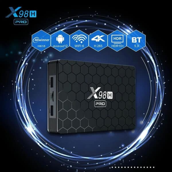 اندروید باکس X98H Pro مدل 4G/64G 3 اندروید باکس X98H Pro مدل 4G/64G