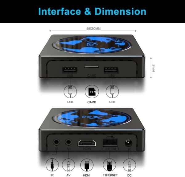 اندروید باکس X98mini مدل 4G/32G 5 اندروید باکس X98mini مدل 4G/32G