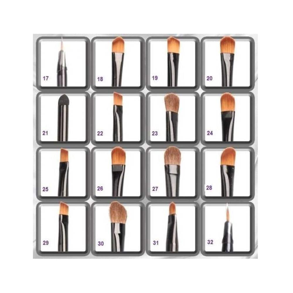 ست براش آرایشی مجموعه 32 عددی ست براش آرایشی