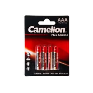 باتری نیم قلمی کملیون مدل Plus Alkaline بسته 4 عددی 4 باتری نیم قلمی کملیون مدل Plus Alkaline بسته 4 عددی