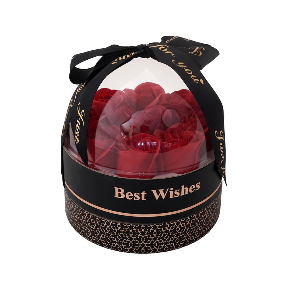 باکس گل با گردنبند مروارید عشق 7 باکس گل با گردنبند مروارید عشق