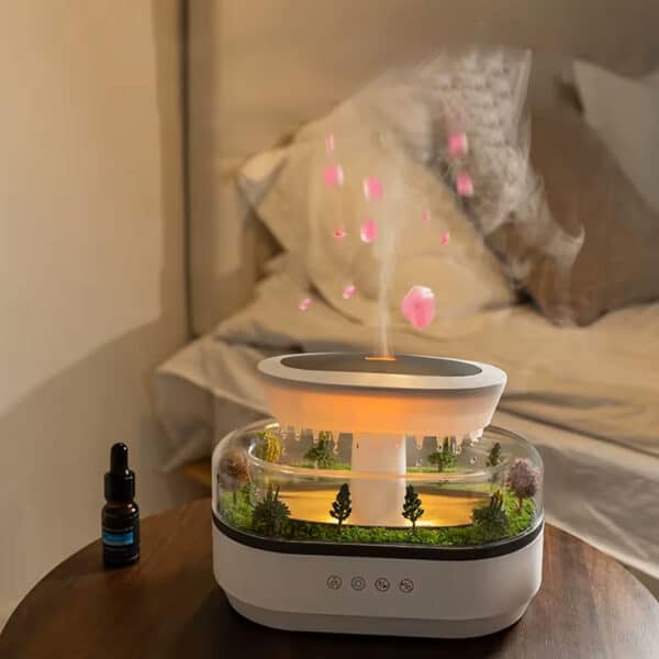 بخور سرد و چراغ خواب جنگل ابری مدل RAD 10 بخور سرد و چراغ خواب جنگل ابری مدل RAD