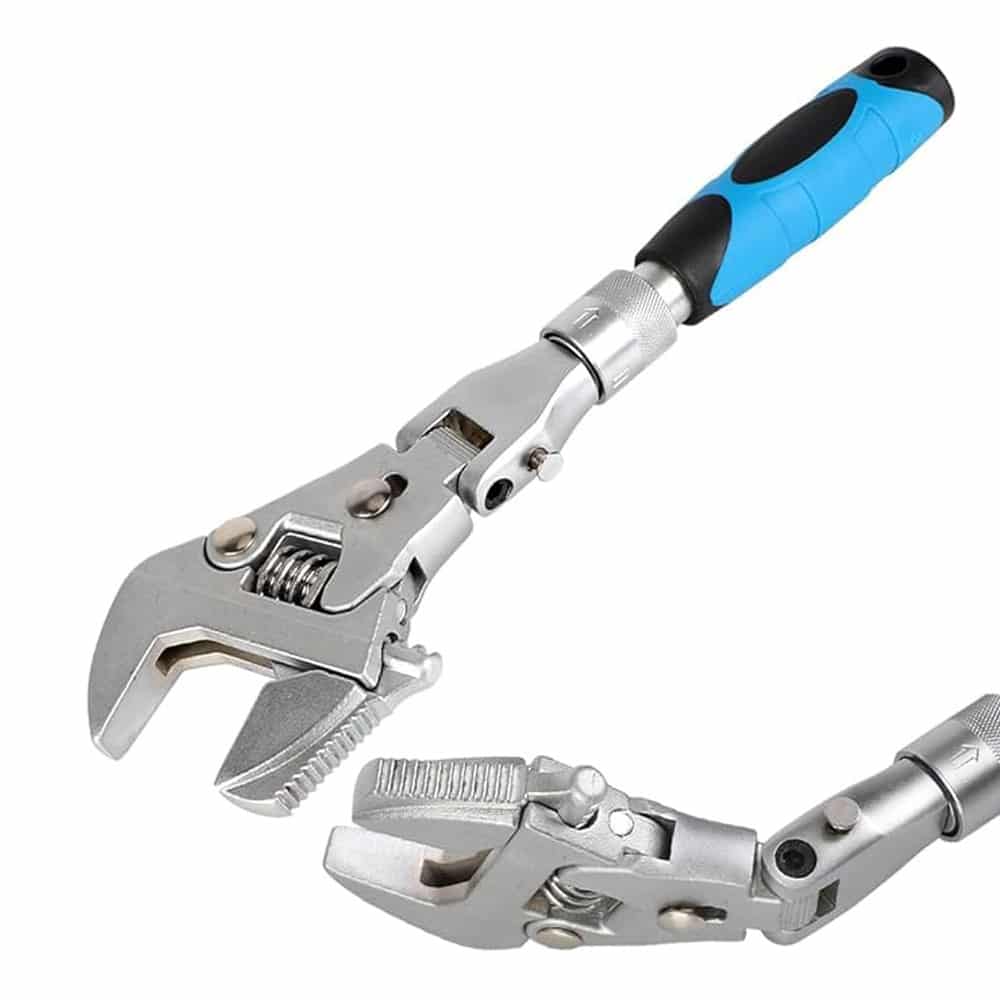 آچار فرانسه و لوله گیر تاشو 6 آچار فرانسه و لوله گیر تاشو