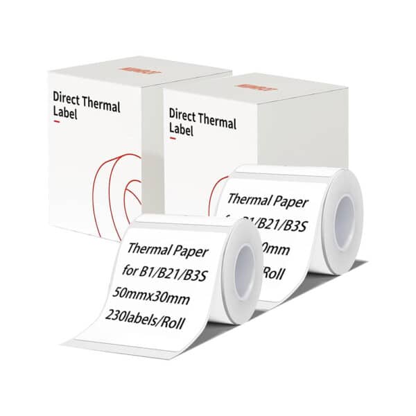 رول برچسب پرینتر لیبل زن نیمبات مدل Niimbot-B21 5 رول برچسب پرینتر لیبل زن نیمبات مدل Niimbot-B21