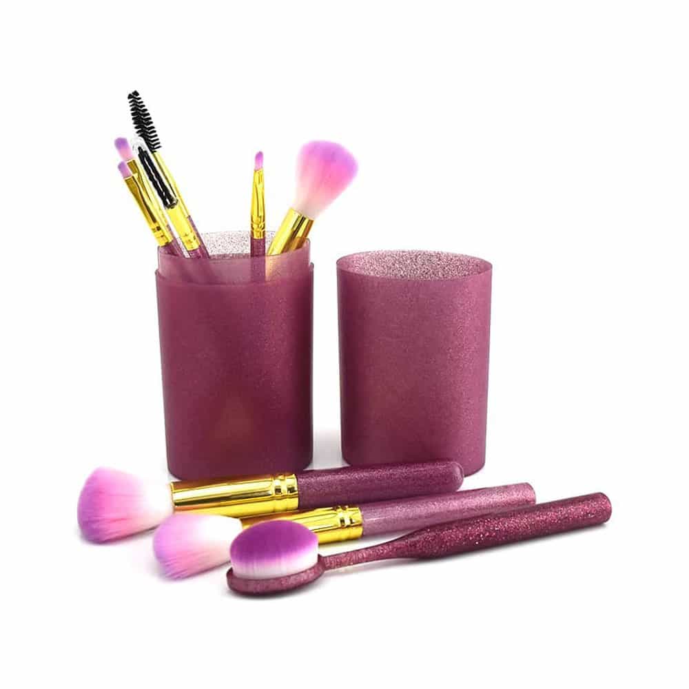 ست برس آرایشی مدل 04 مجموعه 9 عددی 5 ست برس آرایشی مدل 04 مجموعه 9 عددی